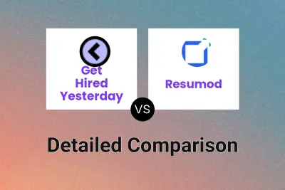 Get Hired Yesterday vs Resumod