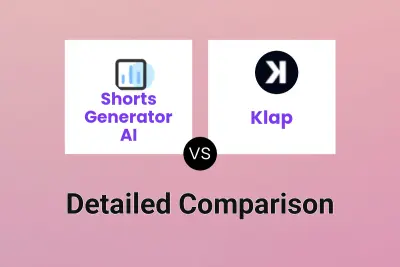 Shorts Generator AI vs Klap