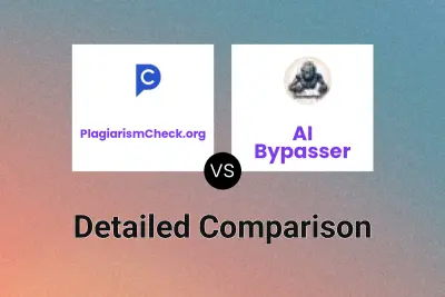 PlagiarismCheck.org vs AI Bypasser