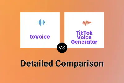 toVoice vs TikTok Voice Generator