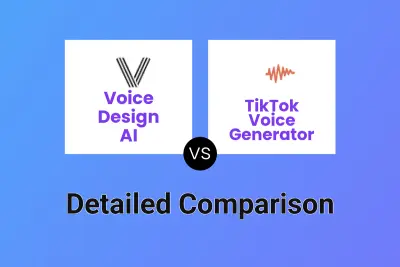 Voice Design AI vs TikTok Voice Generator