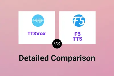 TTSVox vs F5 TTS