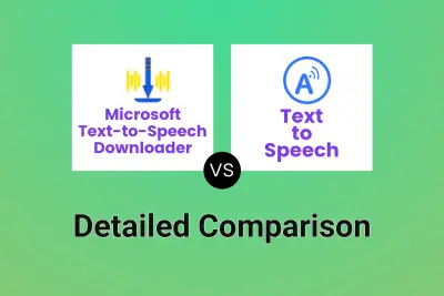 Microsoft Text-to-Speech Downloader vs Text to Speech