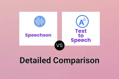 Speechson vs Text to Speech