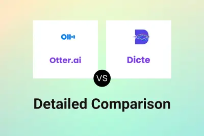 Otter.ai vs Dicte Detailed comparison features, price