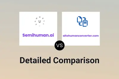 Semihuman.ai vs aitohumanconverter.com