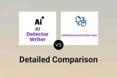 AI Detector Writer vs aitohumanconverter.com