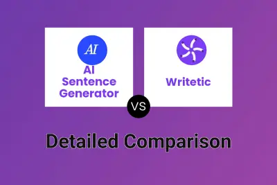 AI Sentence Generator vs Writetic