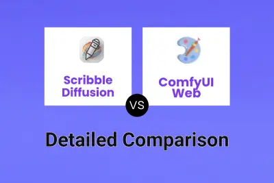 Scribble Diffusion vs ComfyUI Web