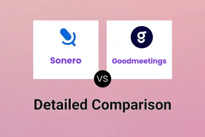 Sonero vs Goodmeetings Detailed comparison features, price