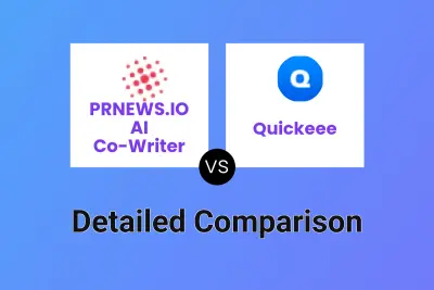 PRNEWS.IO AI Co-Writer vs Quickeee