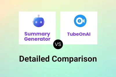 Summary Generator vs TubeOnAI