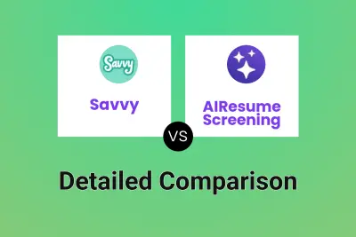 Savvy vs AIResume Screening