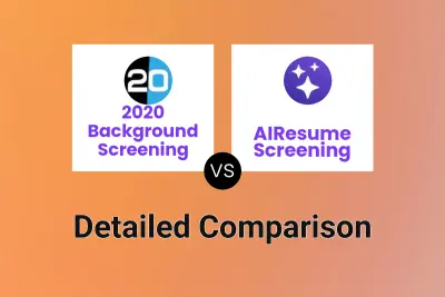 2020 Background Screening vs AIResume Screening