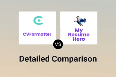 CVFormatter vs My Resume Hero