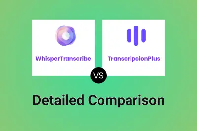 WhisperTranscribe vs TranscripcionPlus