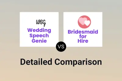 Wedding Speech Genie vs Bridesmaid for Hire