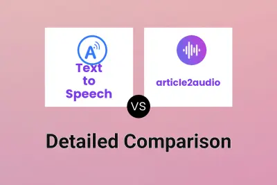 Text to Speech vs article2audio