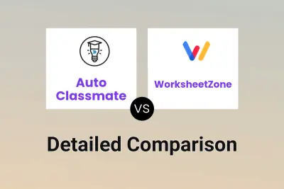 Auto Classmate vs WorksheetZone