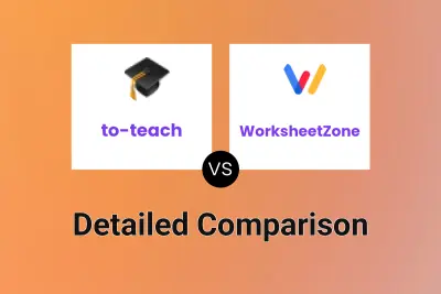 to-teach vs WorksheetZone