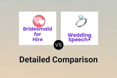 Bridesmaid for Hire vs Wedding Speech+