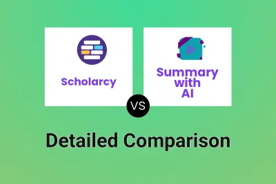 Scholarcy vs Summary with AI