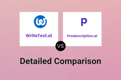 WriteText.ai vs Prodescription.ai Detailed comparison features, price