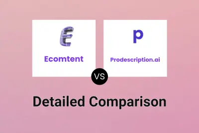 Ecomtent vs Prodescription.ai Detailed comparison features, price