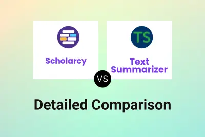 Scholarcy vs Text Summarizer