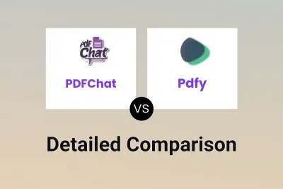 PDFChat vs Pdfy Detailed comparison features, price