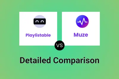 Playlistable vs Muze