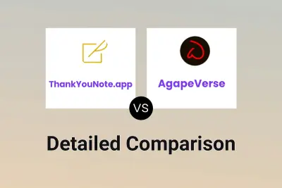 ThankYouNote.app vs AgapeVerse