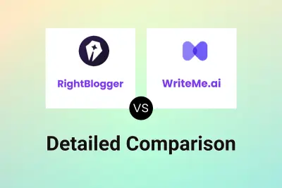 RightBlogger vs WriteMe.ai Detailed comparison features, price