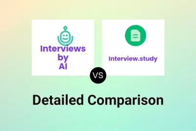 Interviews by AI vs Interview.study