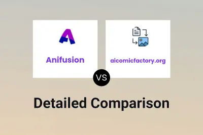 Anifusion vs aicomicfactory.org