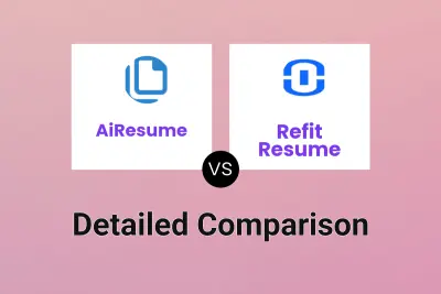 AiResume vs Refit Resume Detailed comparison features, price