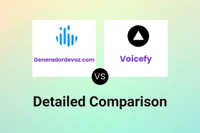 Generadordevoz.com vs Voicefy