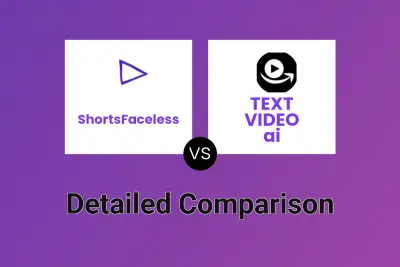 ShortsFaceless vs TEXT VIDEO ai