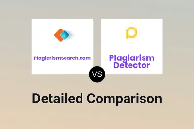 PlagiarismSearch.com vs Plagiarism Detector