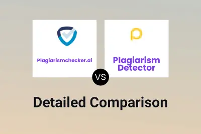 Plagiarismchecker.ai vs Plagiarism Detector