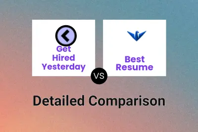 Get Hired Yesterday vs Best Resume