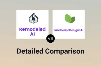 Remodeled AI vs LandscapeDesignsAI