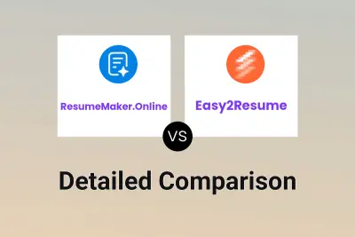 ResumeMaker.Online vs Easy2Resume