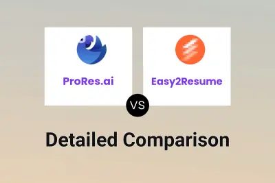 ProRes.ai vs Easy2Resume