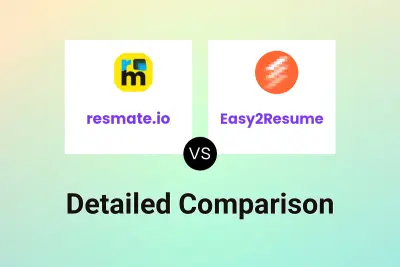 resmate.io vs Easy2Resume