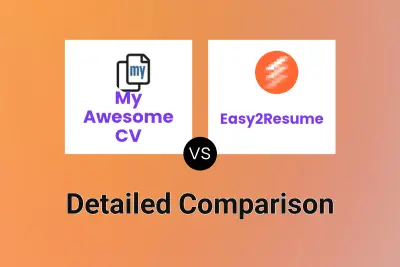 My Awesome CV vs Easy2Resume