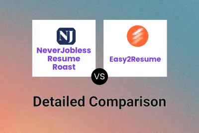NeverJobless Resume Roast vs Easy2Resume