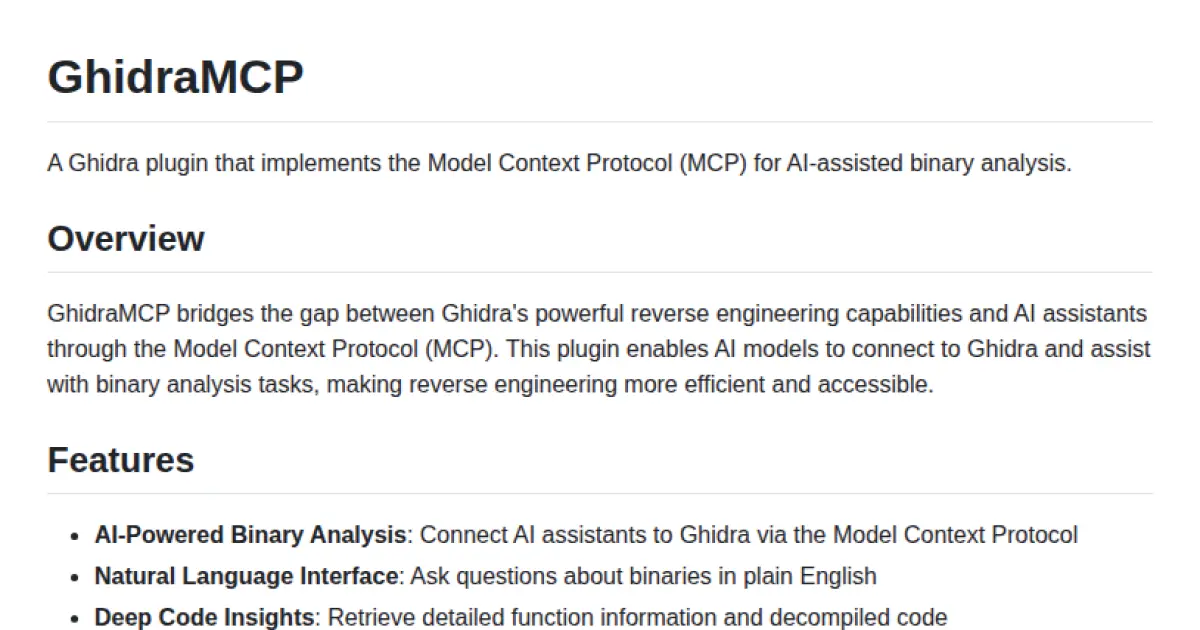 GhidraMCP