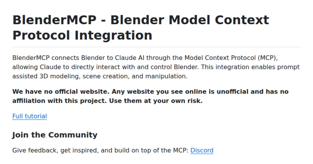 blender-mcp