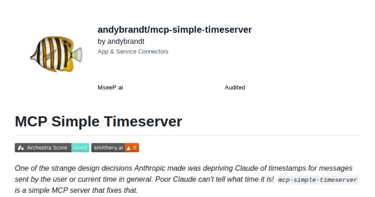MCP Simple Timeserver